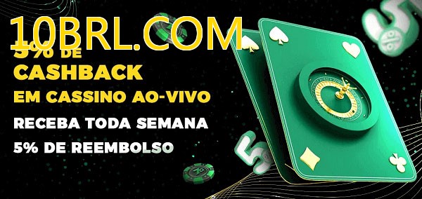 Promoções do cassino ao Vivo 10BRL.COM